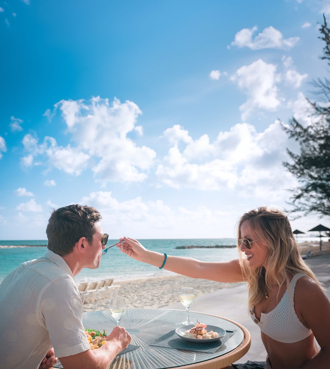 Lunch with your Feet in the Sand