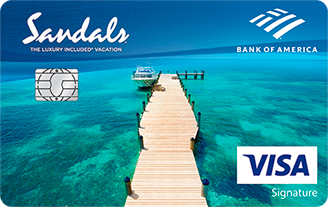 Sandals credit card