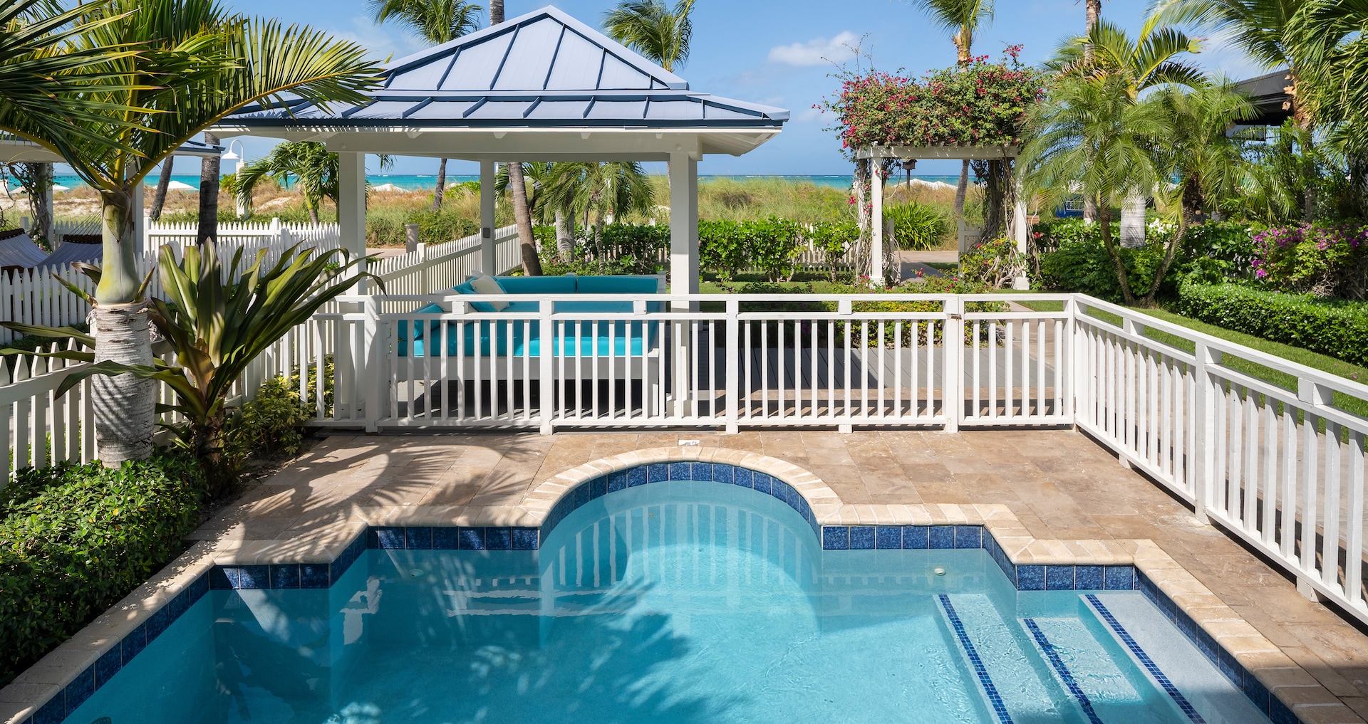 Turks & Caicos Resort & Spa - Key West Beachfront Four Bedroom Butler Villa Residence with Private Pool