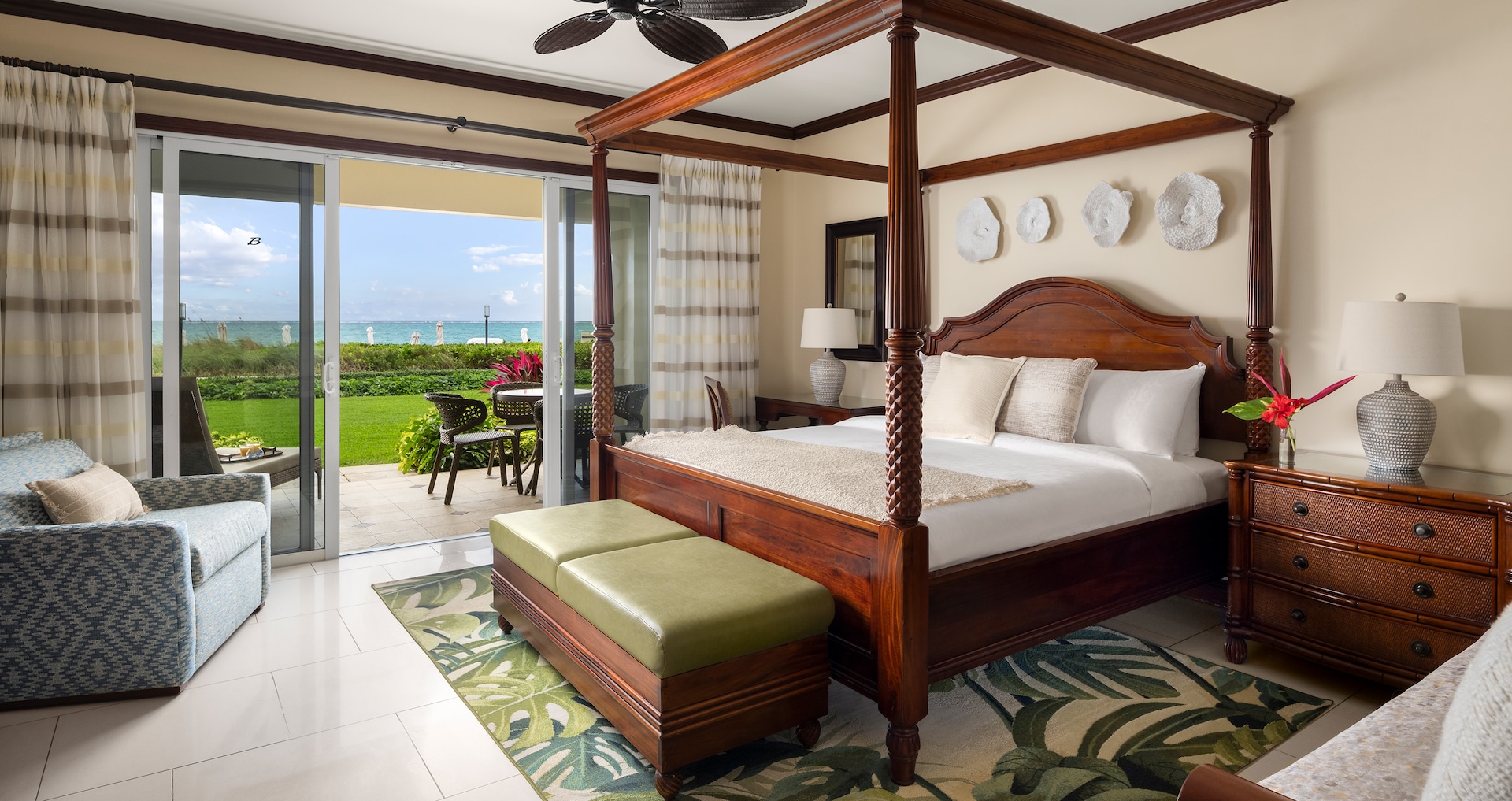Turks & Caicos Resort & Spa - Italian Oceanfront Walkout Concierge Family Suite with Kids Room