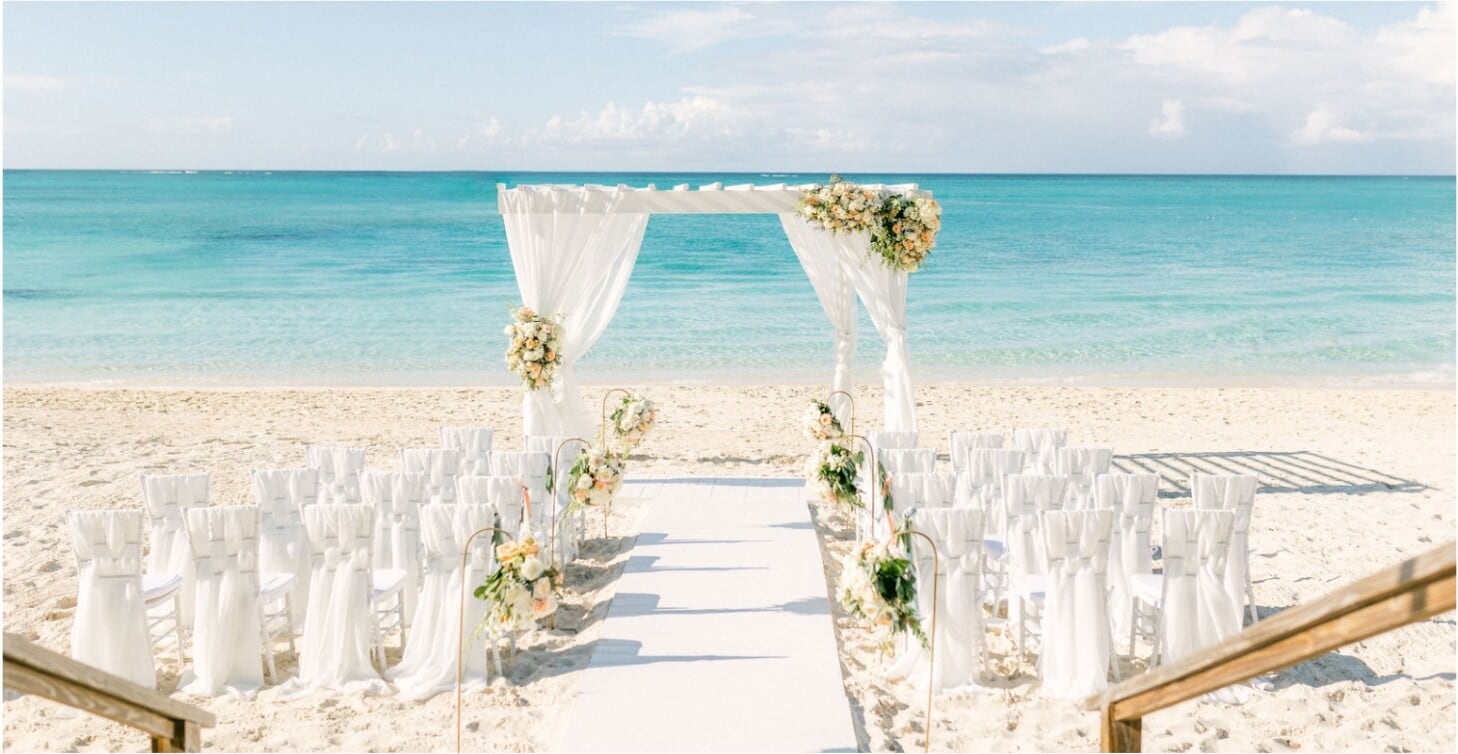 oceanfront wedding