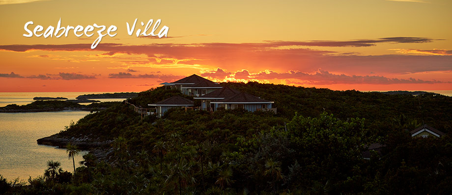 Seabreeze Villa — view over the Exuma shallows