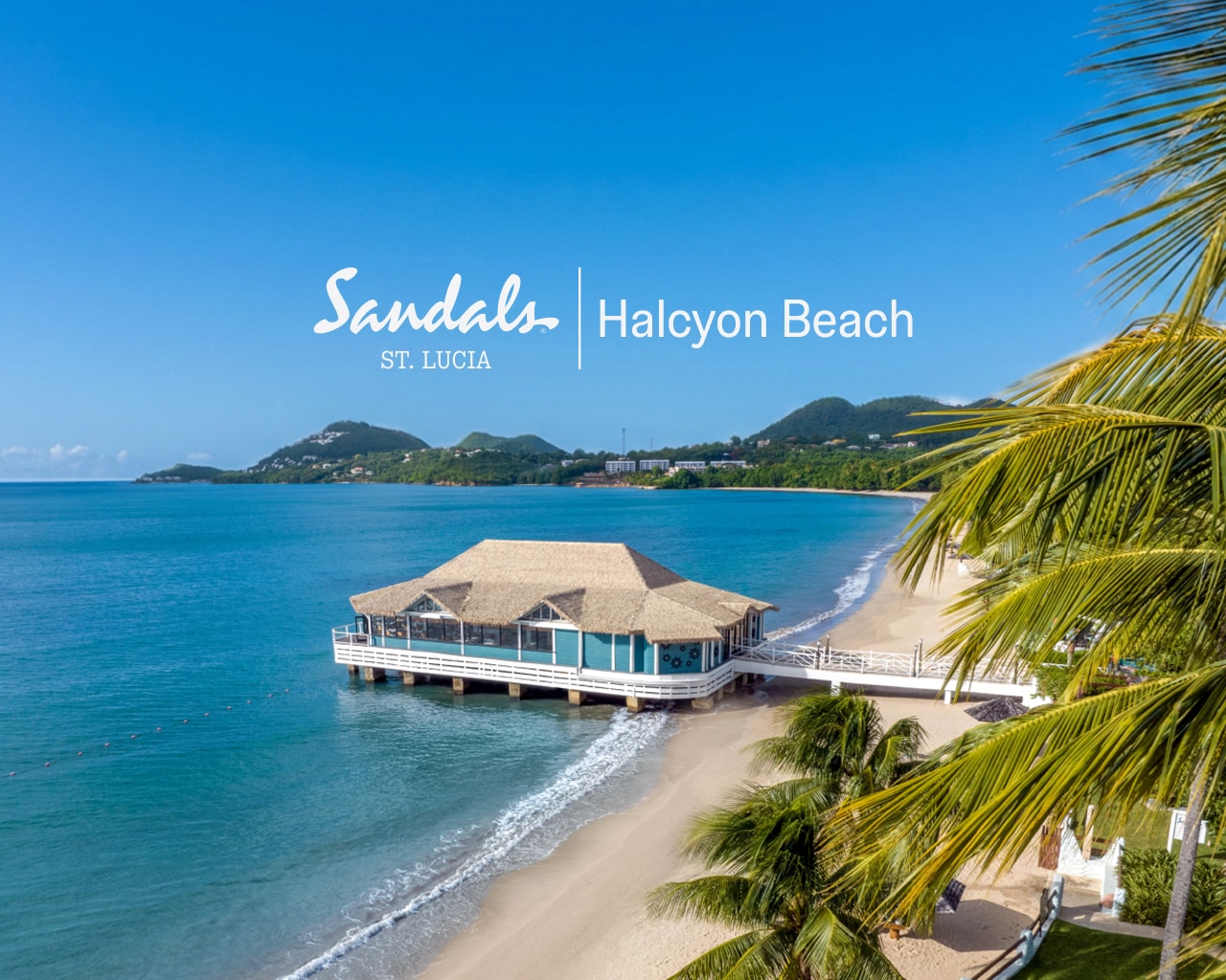 Sandals St. Lucia Halcyon Beach — official resort photograph