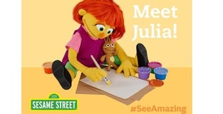 See Amazing! Beaches Resorts Welcomes Walkaround Julia, Sesame Street's Newest Character