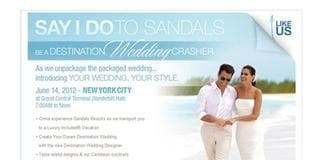 SAY ?I DO? To SANDALS on June 14 in NYC