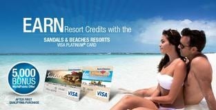 Earn Resort Credits with the Sandals & Beaches Resorts Visa Signature® Card