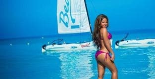 Celebrity Guest Christina Milian checks-in to Beaches Negril