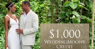 $1000 WeddingMoon® Credit Extended