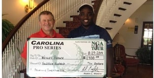 Sandals Sponsored Golfer Swings Into First Place Again