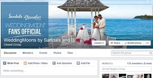 NEW Facebook Group Launches for WeddingMoons® Couples 