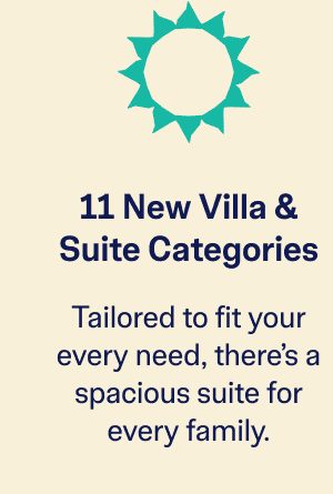 11 New Villa & Suite Categories