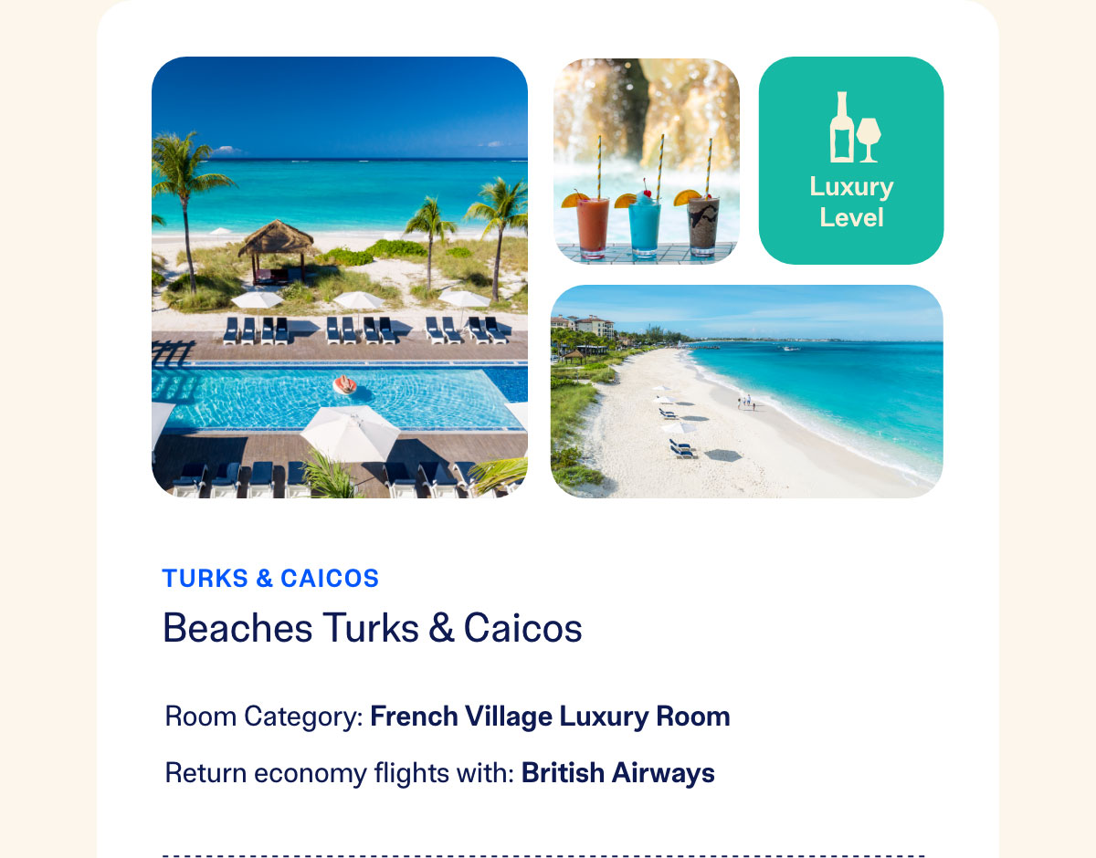Beaches Turks and Caicos | Book Now