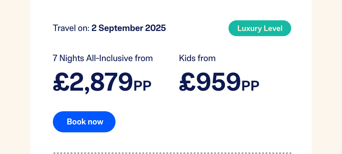 Luxury Level | Book Now