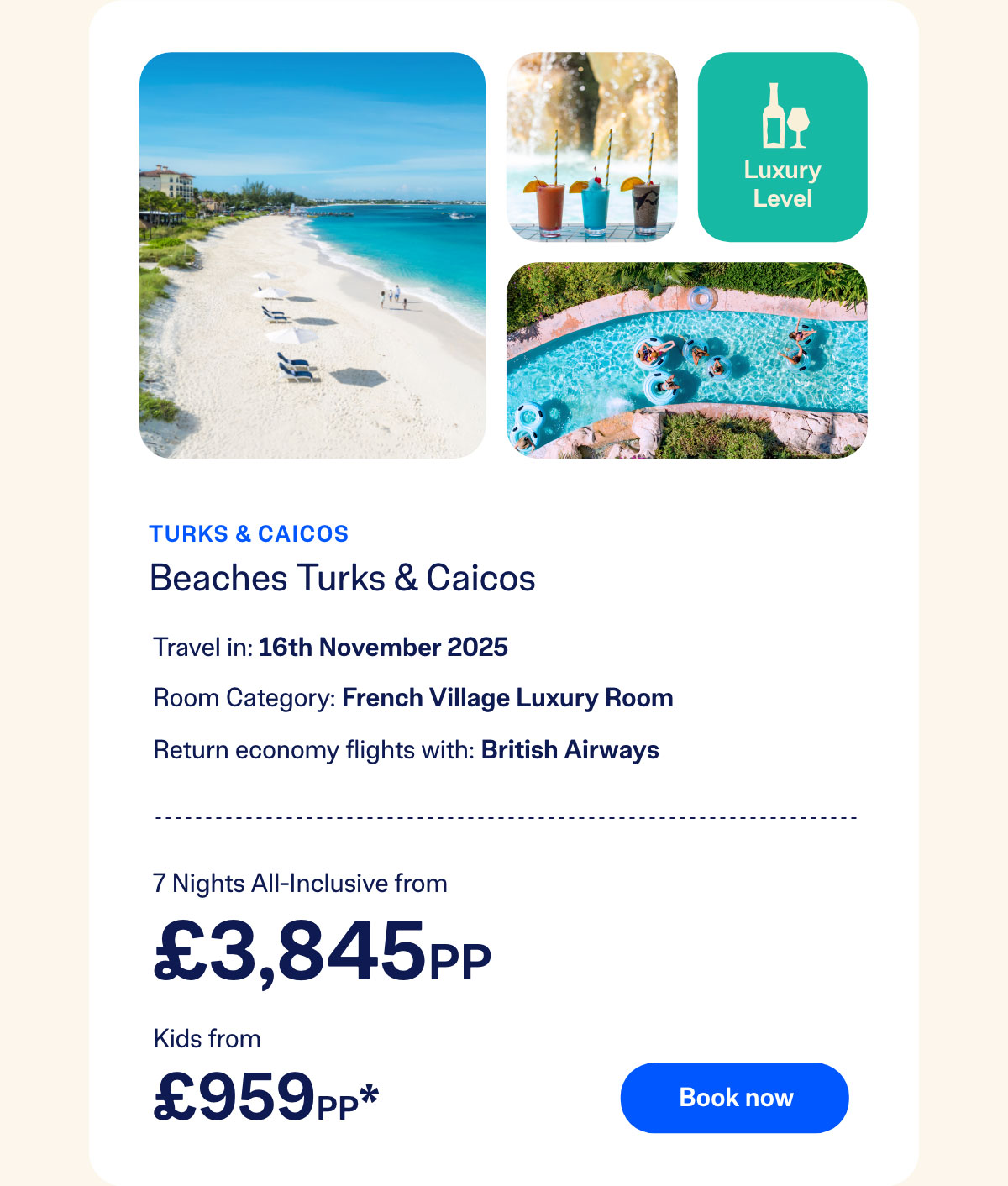 Beaches Turks and Caicos | Book Now