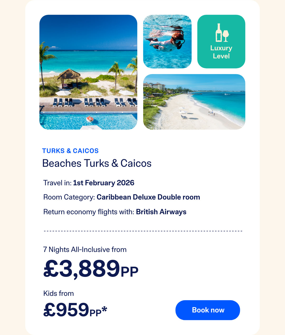 Beaches Turks and Caicos | Book Now