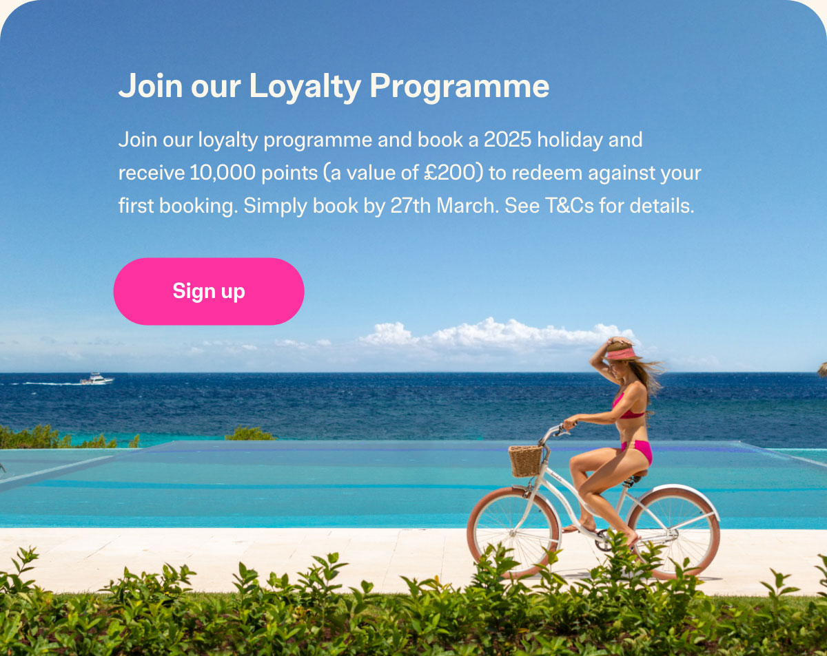 Join our Loyalty Programme | Sign up
