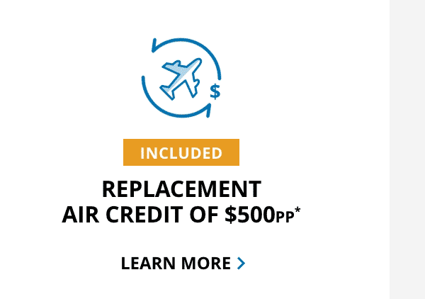 Replacement Air Credit                                            Learn More