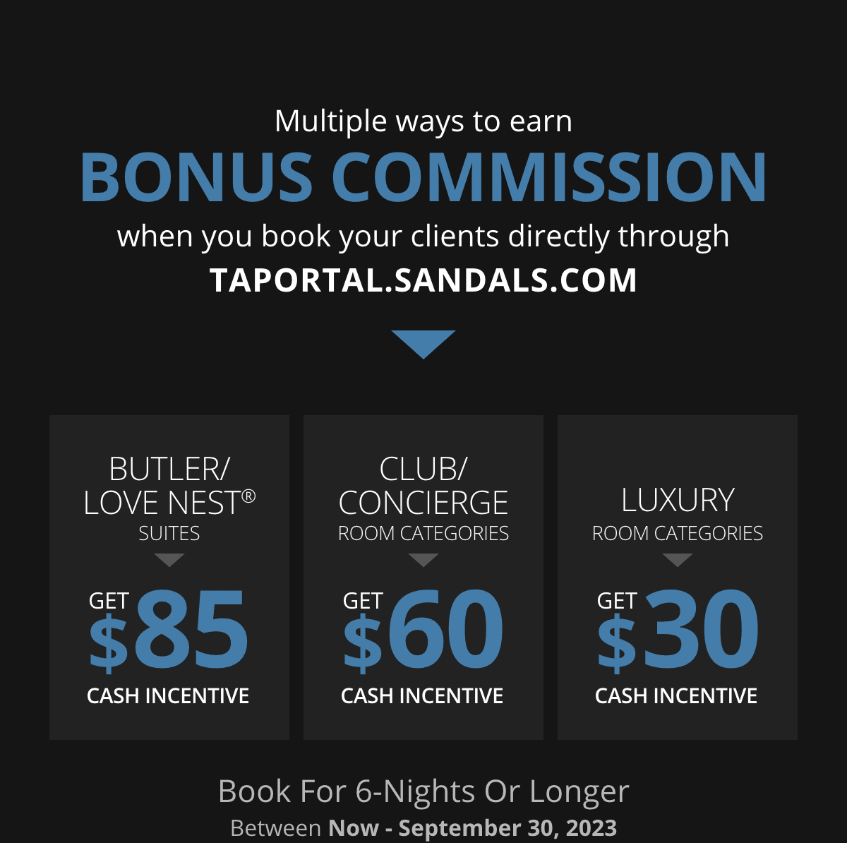 Extras Cash Incentive Offer