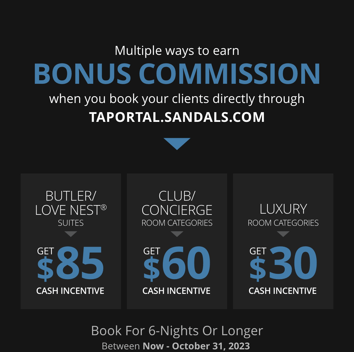 Extras Cash Incentive Offer
