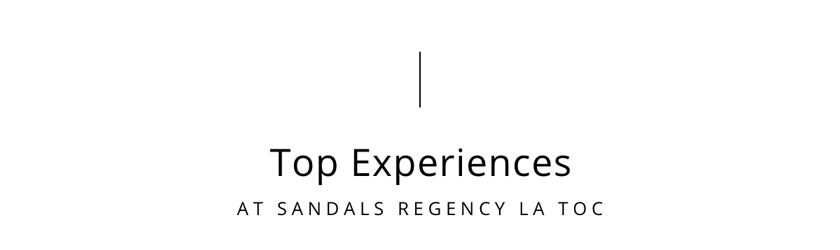 Top Experiences at Sandals Regency La Toc