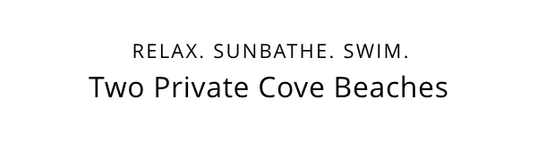 Two Private Cove Beaches