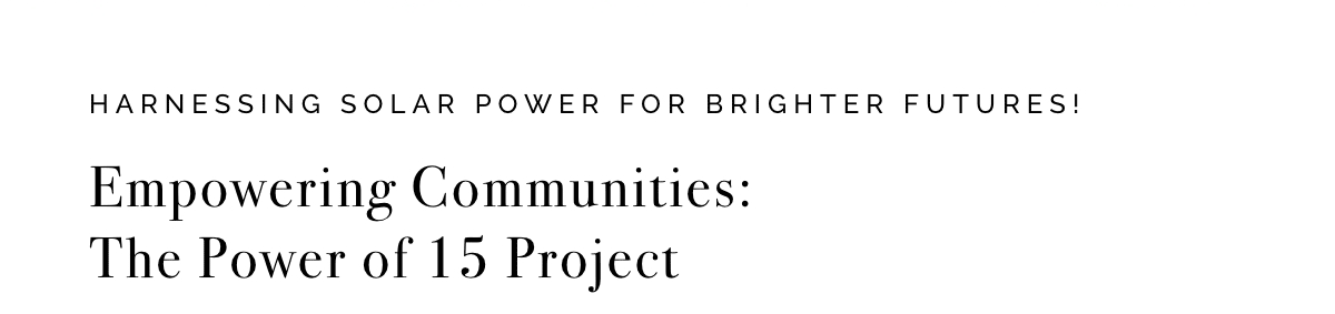 Harnessing Solar Power