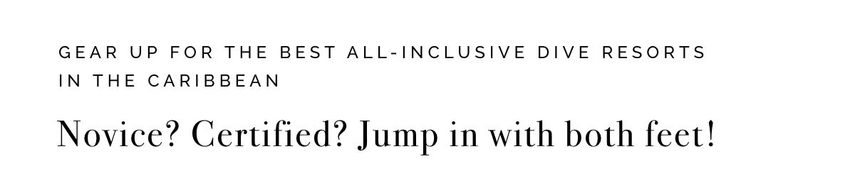Novice? Certified? Jump In With Both Feet!
