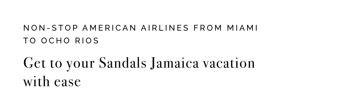 American Airlines From Miami To Ocho Rios