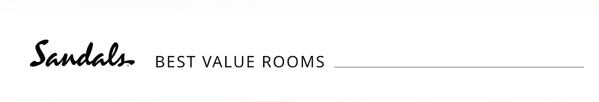 Sandals Best Value Room