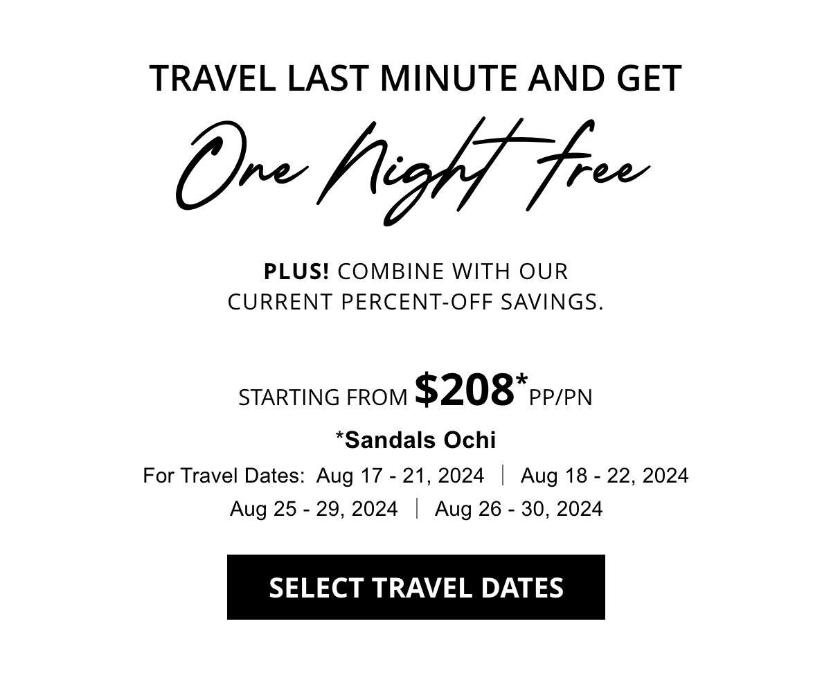 Select Travel Dates