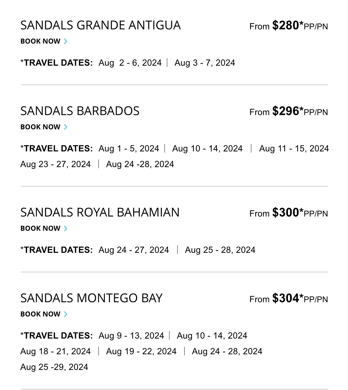 Select Travel Dates