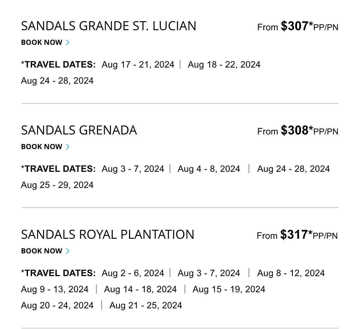 Select Travel Dates