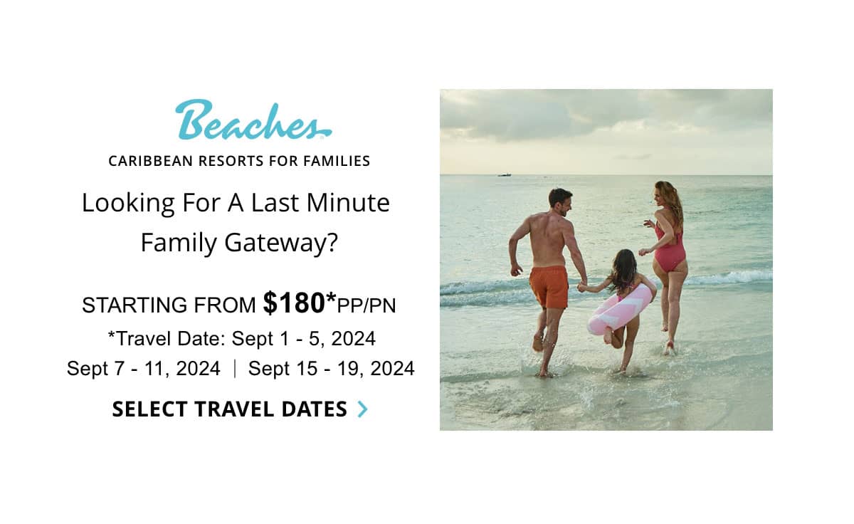 Beaches Caribbean Resorts For Families