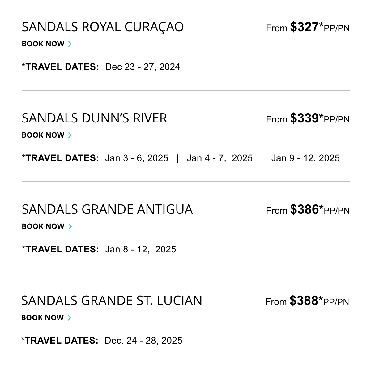 Select Travel Dates