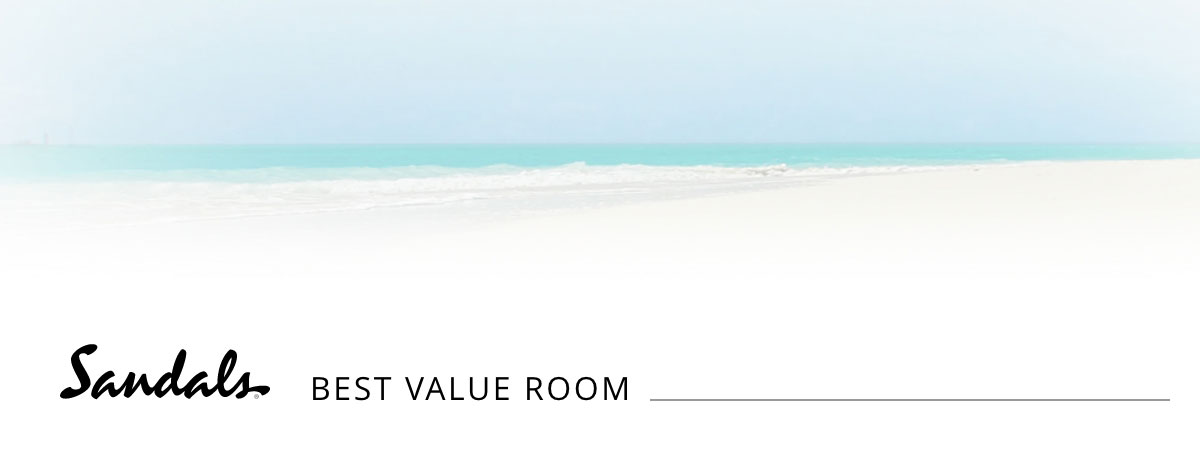 Sandals Best Value Room