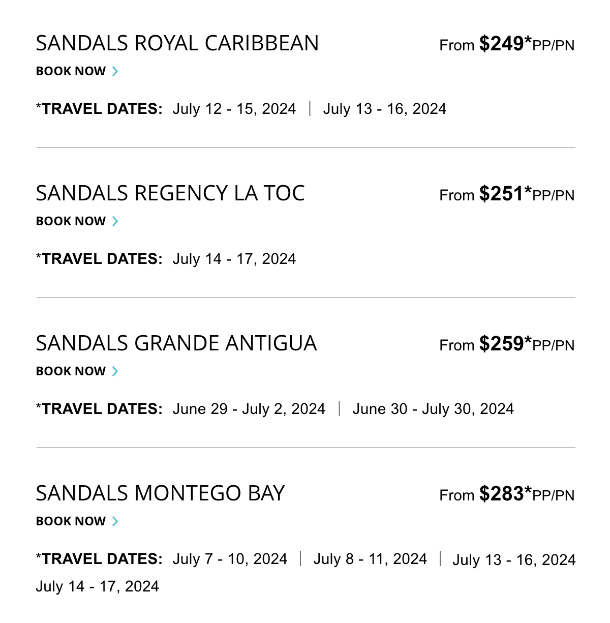 Select Travel Dates