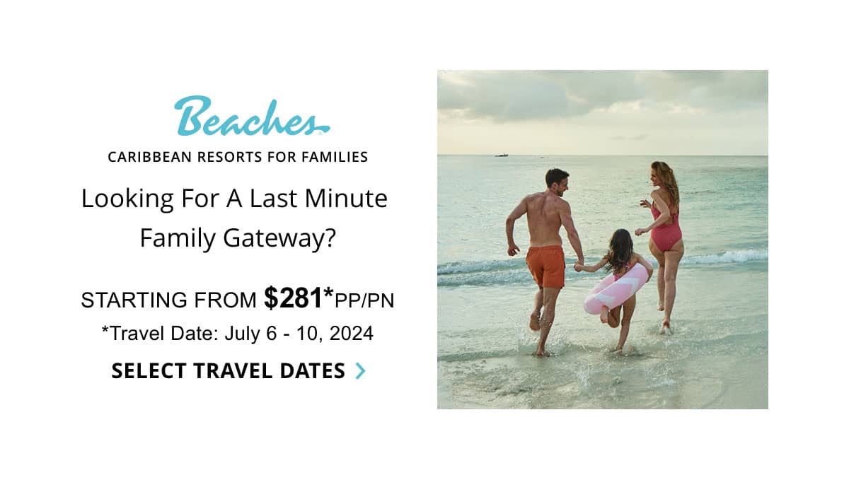 Beaches Caribbean Resorts For Families