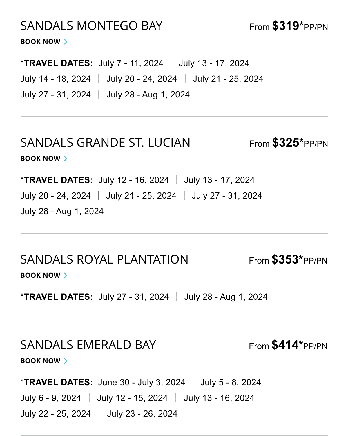 Select Travel Dates