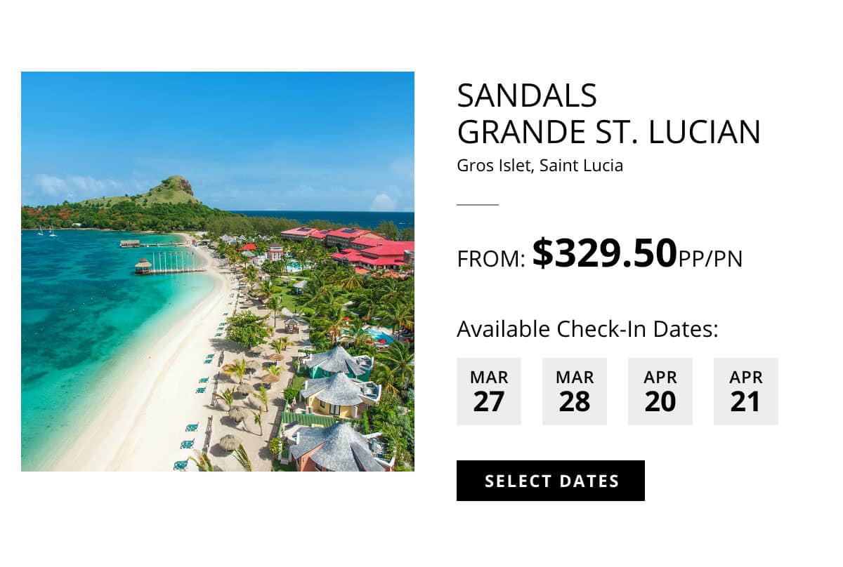 Sandals Grande St. Lucian
