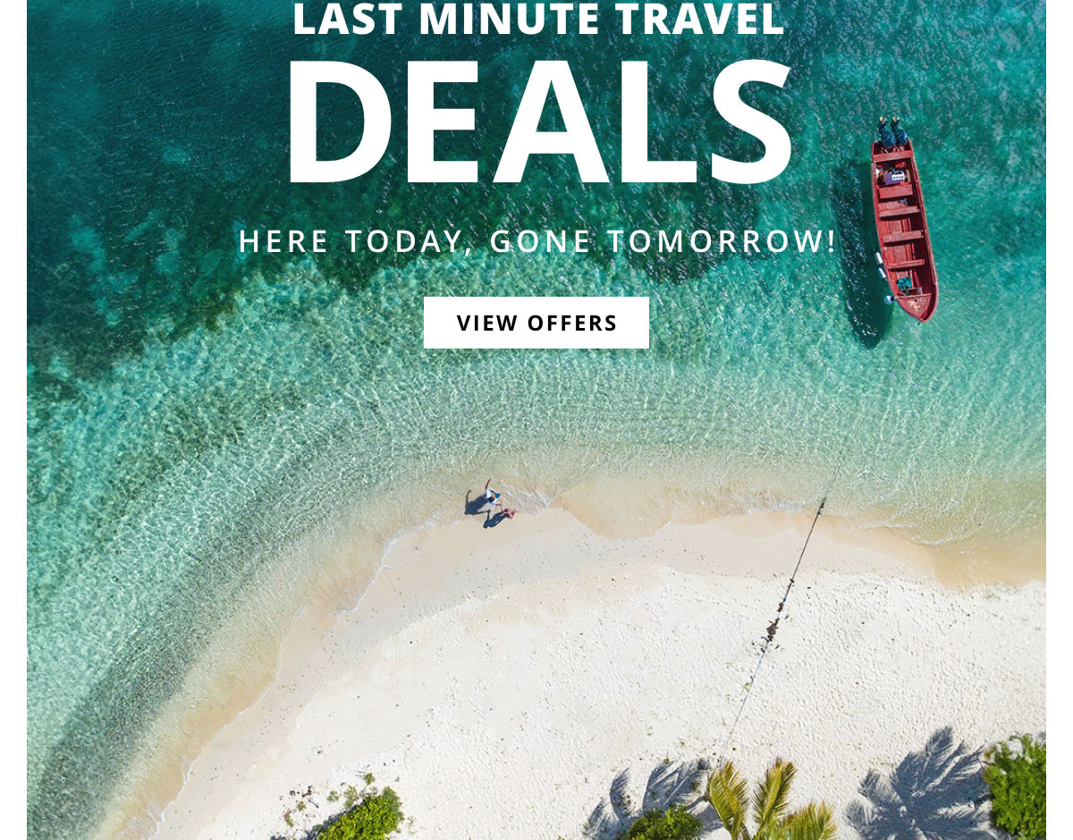 Last Minute Travel Deals