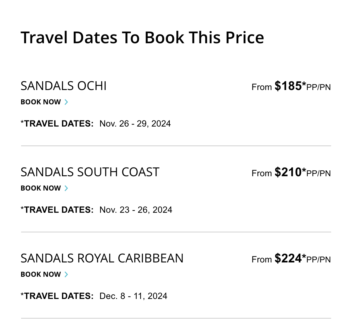 Select Travel Dates