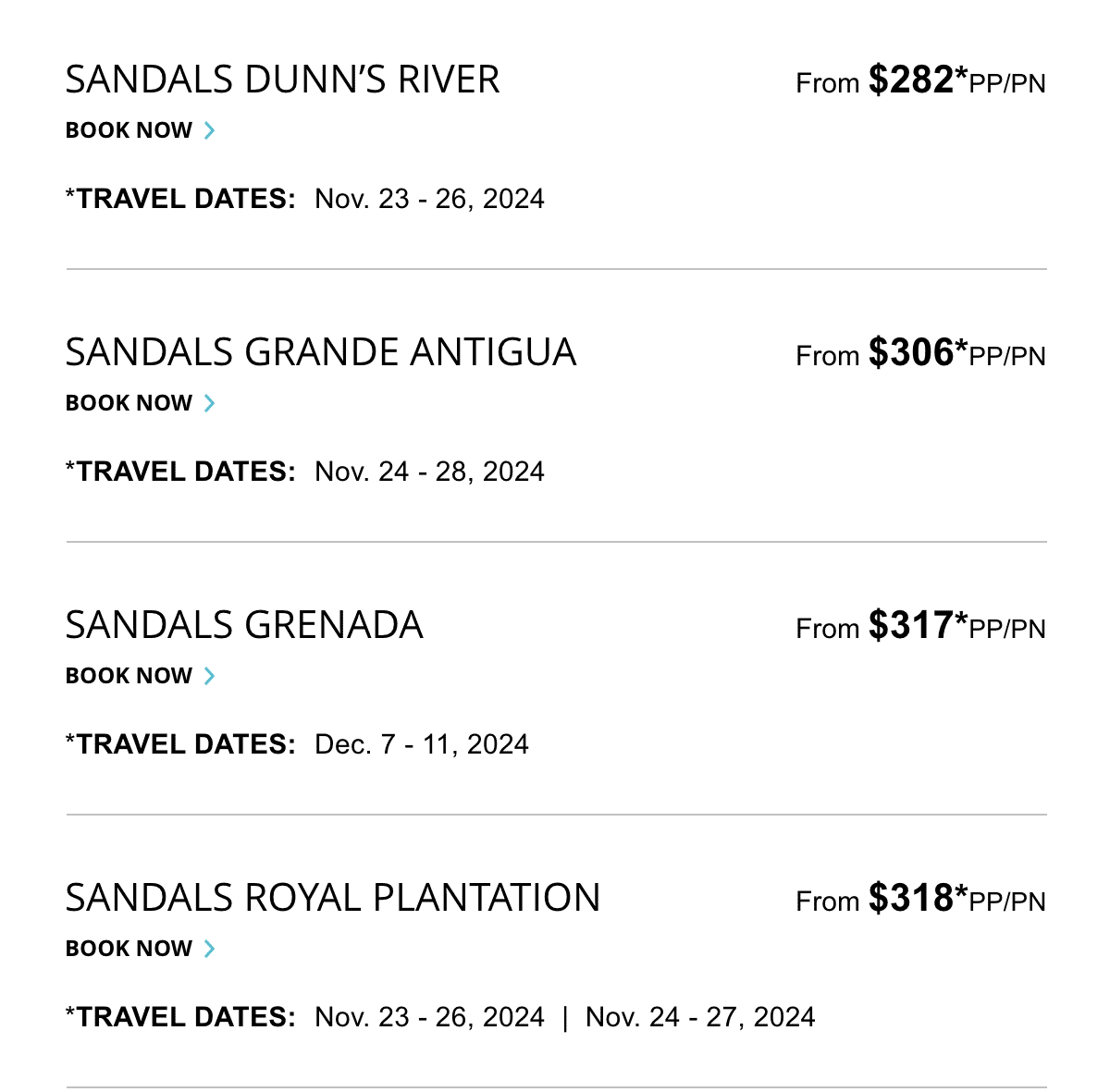 Select Travel Dates