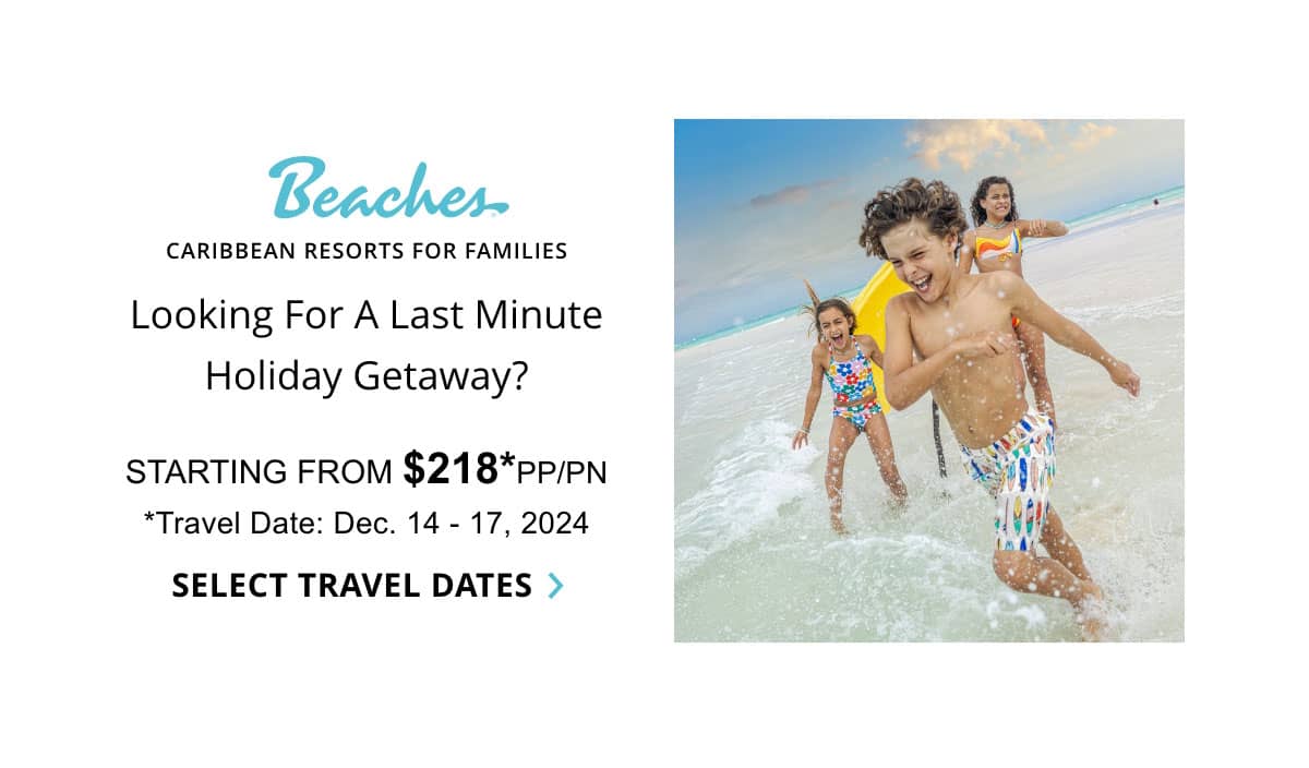 Beaches Caribbean Resorts For Families
