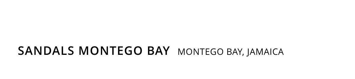 Sandals Montego Bay