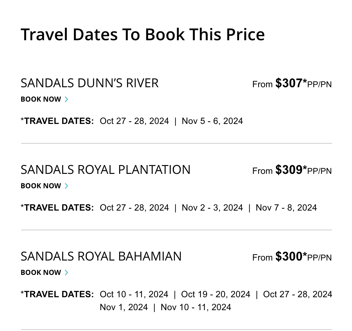 Select Travel Dates