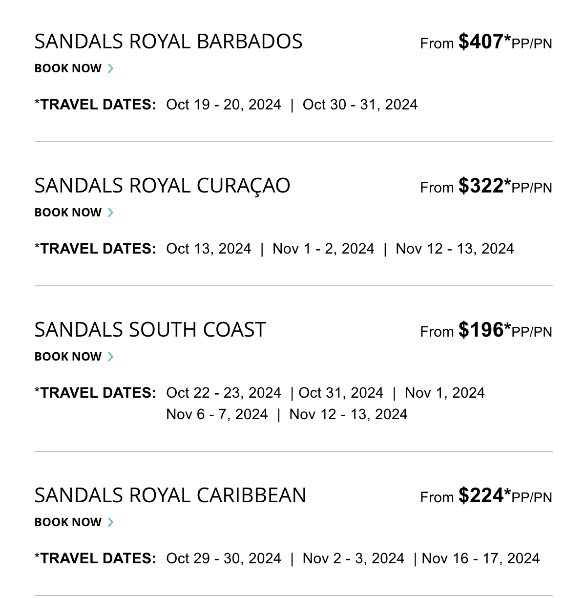 Select Travel Dates