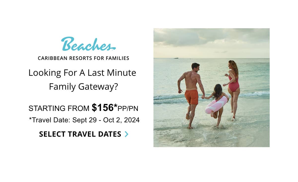 Beaches Caribbean Resorts For Families