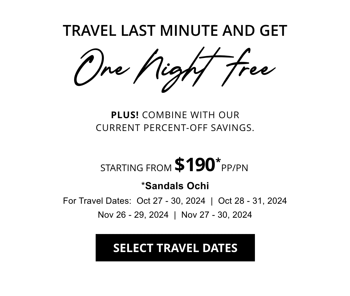 Select Travel Dates