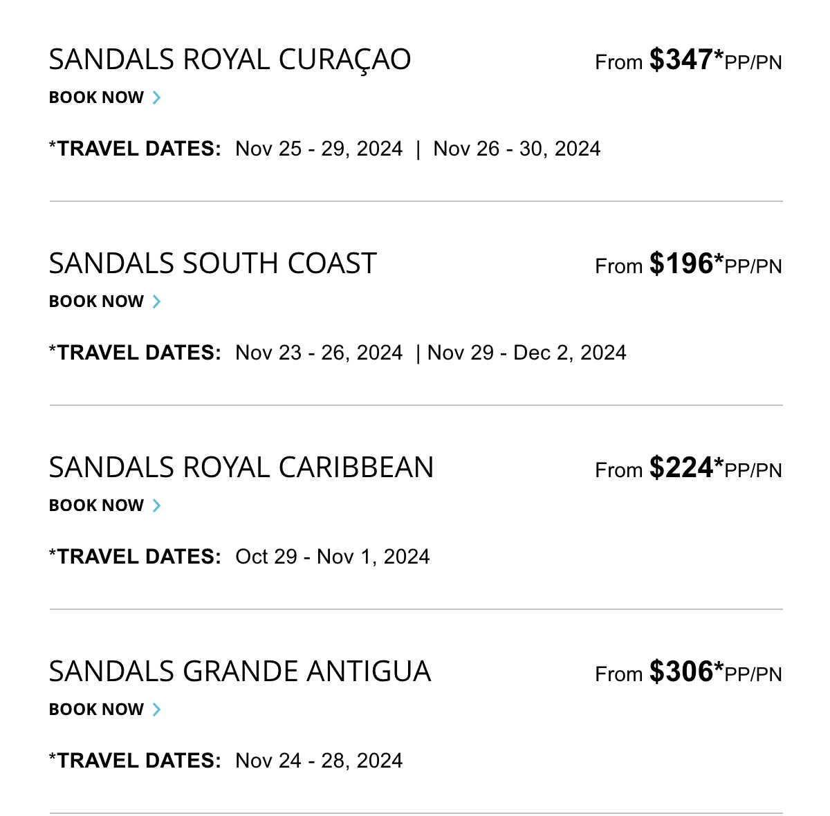 Select Travel Dates