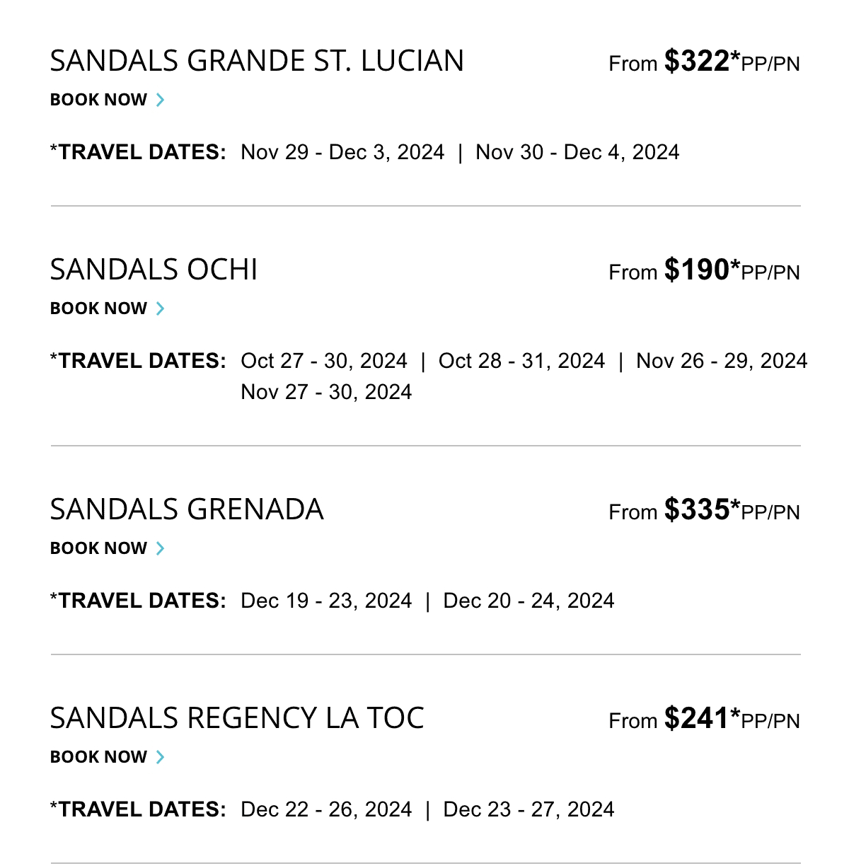 Select Travel Dates